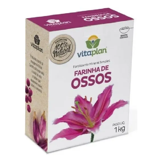 Farinha De Ossos 1kg - Vitaplan Foto 1