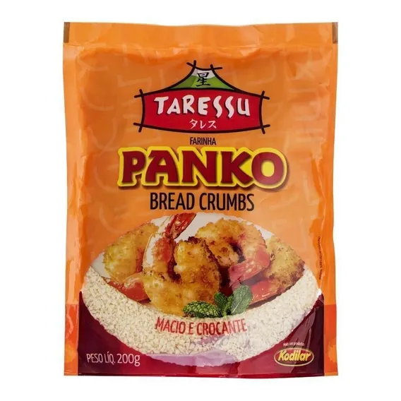 Farinha Empanar Panko Bread Crumbs 200g Taressu Kodilar Foto 1