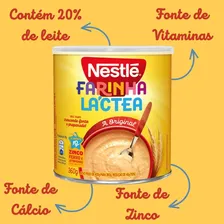 Farinha Láctea Original Nestlé Lata 360g Foto mini 2