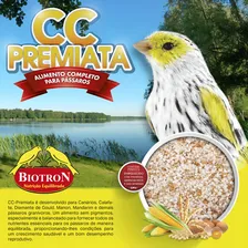 Farinhada Cc Premiata Biotron 5kg Para Canários Sem Ovos Foto mini 4