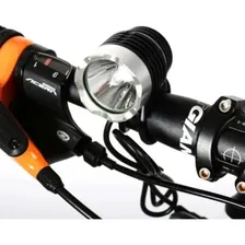 Farol Bicicleta/bike/lanterna /cabeça/cree T6 /320000 Lumens Cor Preto Foto mini 4