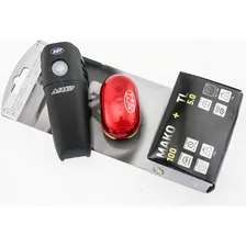 Farol Bike Niterider Mako 100 E Pisca Vista Light Traseiro Cor Preto Foto mini  2
