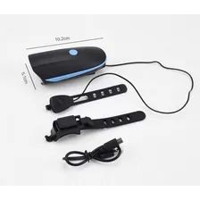 Farol Bike Recarregável Usb Iluminação Noturna Buzina 7588 Foto mini 4