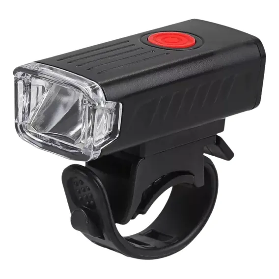 Farol De Bike Lanterna Bicicleta Ciclismo Farolete Cor Preto Foto 1