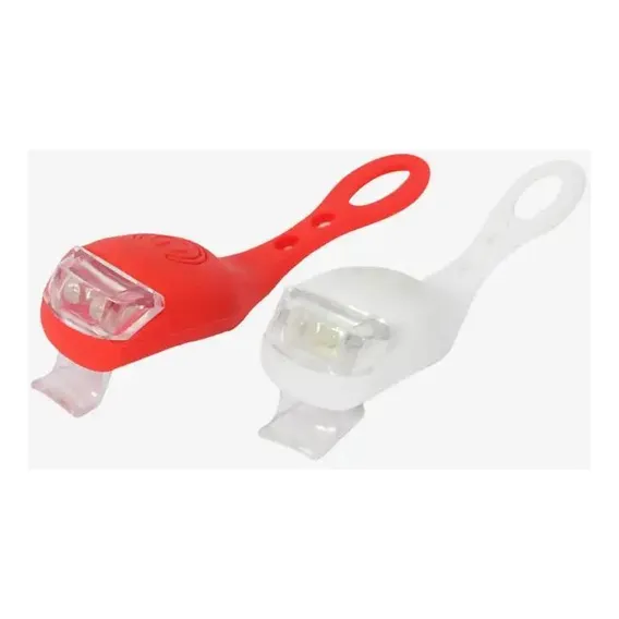 Farol Dianteiro Bicicleta Kit 2 Lanterna Sinalizador Pisca Foto 1