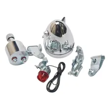 Farol DÃnamo 12v 6w Antigo Bicicleta Retrô Vintage Cromado Foto mini 3