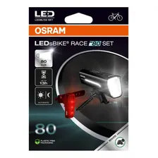 Farol Lanterna Bike Frente Tras Regarregavel Osram Race80set Foto  mini 1