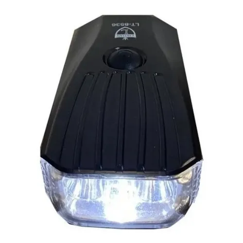Farol Led Luz Sinalizador Dianteiro Noturno Recarregável Usb Foto 1