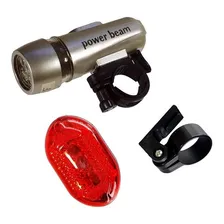 Farol P/bike Leds Diant/trazeiro Ref-80089 Foto  mini 1