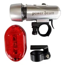 Farol P/bike Leds Diant/trazeiro Ref-80089 Foto mini  2