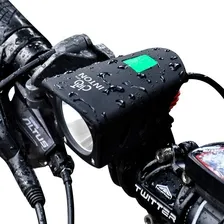 Farol Profissional A Prova D'agua Bike Bicicleta Hoje Foto  mini 1
