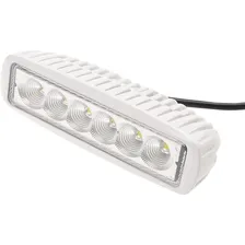Farol Refletor Em AlumÃnio E Base Inox Para Deck 6 Leds Luz Branco-frio Foto mini 1