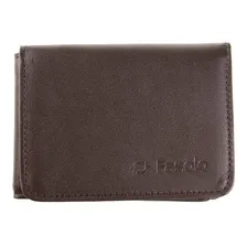 Fasolo H060 carteira pequena masculina couro legítimo cor marrom Foto mini 1