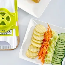 Fatiador Cortador Com Regulagem Mandoline Inox Profissional Foto mini 3