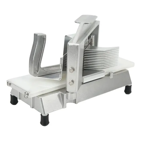Fatiador Gp Manual Tomate Fatia 4,7mm Lâmina Aço Inox Afiada Cor Cinza Foto 1