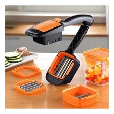 Fatiador Manual Mandoline Frutas Legumes 4 Cortes Cozinha Foto mini 3