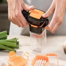 Fatiador Manual Mandoline Frutas Legumes 4 Cortes Cozinha Foto mini 4
