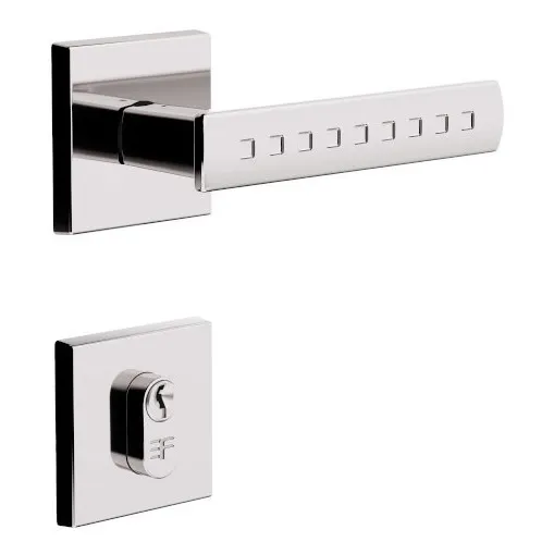 Fechadura 3f Audace Ext Roseta Quadrada Cromada Foto 1