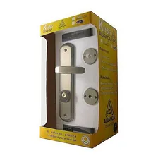 Fechadura Aliança Trio Tetra 5560a Acabamento Bronze 55mm Foto mini 1