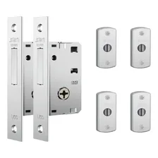 Fechadura Auxiliar Stam 1003 Par Tetra Serralheiro Stam Cor Inox Foto mini 1