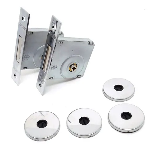 Fechadura Auxiliar Tetra Duo Cromada Ro22 Br 40 Soprano Cor Cromado Foto 1
