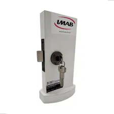 Fechadura Auxiliar Trava Imab Tecnoponto Simples Antique Ouro Velho Redonda 2000 Foto mini 3