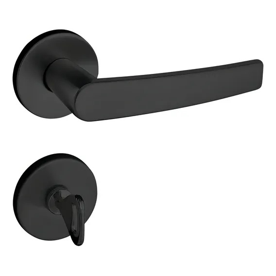 Fechadura Banheiro Pado Concept Preta 40mm 401b Foto 1
