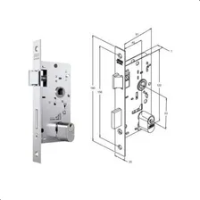 Fechadura Banheiro Roseta Quadrada Inox 823/21 Rqi Stam Cor Prateado Foto mini  2