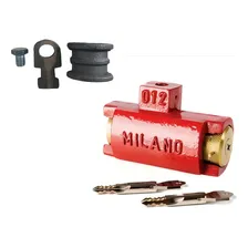 Fechadura Cadeado De Solo Externo Para Porta Enrolar Milano Cor Vermelho Foto mini 4