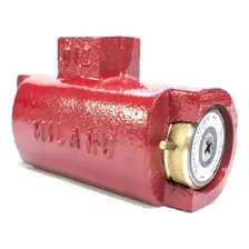 Fechadura Cadeado De Solo Externo Para Porta Enrolar Milano Cor Vermelho Foto mini 2