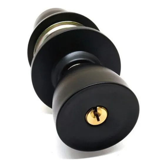 Fechadura Cilíndrica Divisória Soprano Preto Foto 1