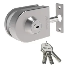 Fechadura De Pressão Vidro Pivotante Va 156 Pk - Soprano Cor inox escovado Foto mini 1