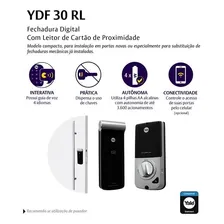 Fechadura digital Yale Yale YDF 30 RL cor preto Foto mini  3