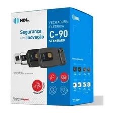 Fechadura Elétrica C-90 Hdl Dupla Cinza - 12v Foto mini 2