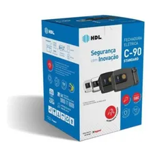Fechadura Elétrica Hdl C90 Abertura Para Fora Dupla Preta Foto mini 4