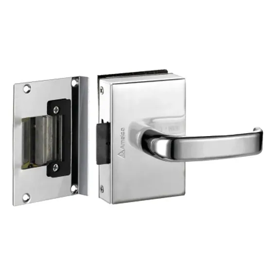 Fechadura Elétrica Porta De Vidro Fv33icra Amelco Foto 1