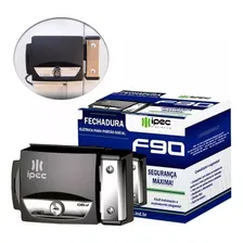 Fechadura Elétrica Porta Portão Social F90 Sobrepor Ipec Foto  mini 1