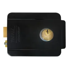 Fechadura Elétrica Portão Sobrepor Papaiz 12v Com Chave Yale Foto mini 2