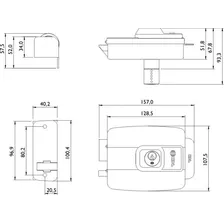 Fechadura Eletronica C90 Dupla Cinza Hdl Foto mini  3