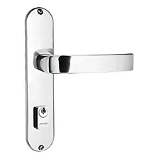 Fechadura Externa De Aço Zamac Vic 929-80 Com Espelho Cromada Pado Pado Foto  mini 1
