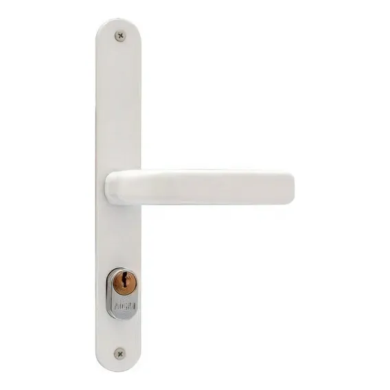 Fechadura Externa Espelho 21mm Mgm Serralheiro Branco Fbwt Foto 1