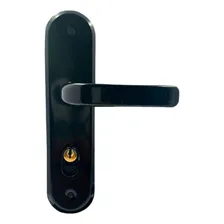 Fechadura Externa Espelho 40mm Mgm Stilo Preto Fe Foto mini 1