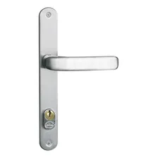 Fechadura Externa Espelho Aço 21mm Mgm Serralheiro F Foto  mini 1
