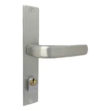 Fechadura Externa Espelho Aço 21mm Mgm Serralheiro F Foto mini  3