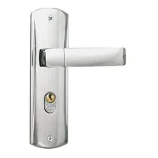 Fechadura Externa Espelho Aço 40mm Mgm Capri Cromado Ja Foto mini 1