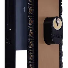 Fechadura Externa Espelho Aço 40mm Mgm Colonial Cor Bronze Bola Alavanca Foto mini 3
