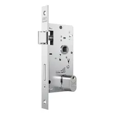 Fechadura Externa Inox Polido 3000 Roseta Quadrada 40mm Stam Foto mini 2