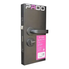 Fechadura Externa Pado Magnum Roseta Redonda Preta 40mm Foto  mini 1