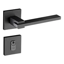 Fechadura Externa Pado Nina 221-90 Quadrada Preta Foto  mini 1