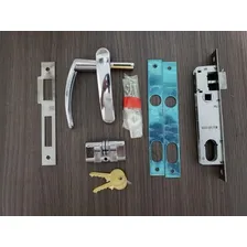 Fechadura Externa Perfil AlumÃnio F1400 Ip Cromado Aliança Foto mini 1